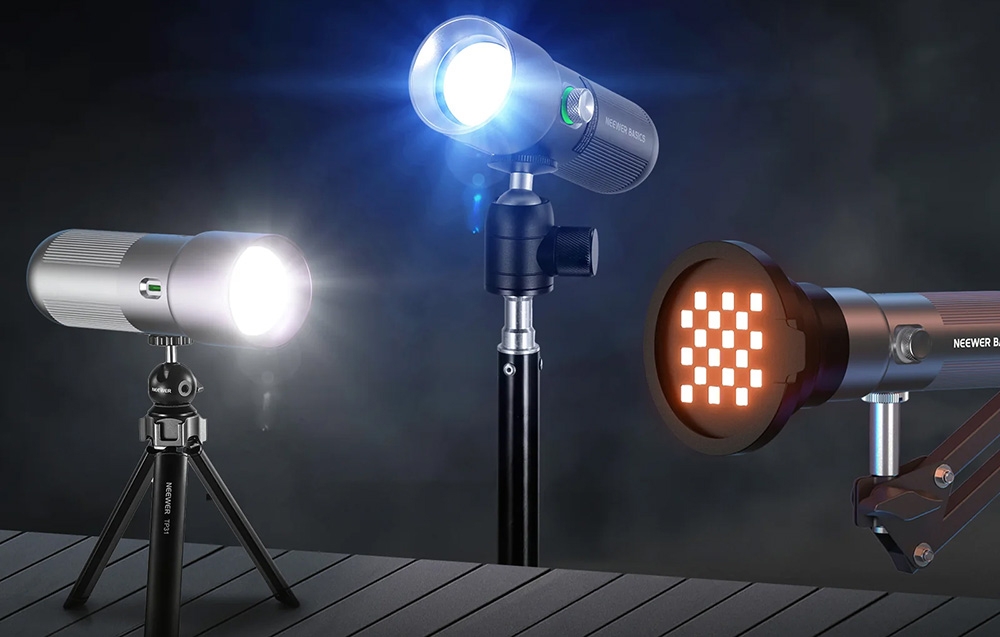 Hordozható Fotózás LED Zseblámpa NEEWER BASICS FL10-2
