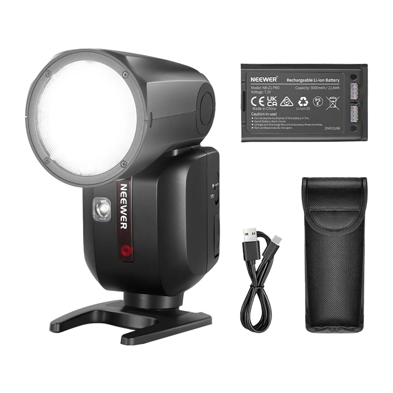 Neewer Z2PRO-N TTL kerek fejű rendszervaku Nikon fényképezőgépekhez-2