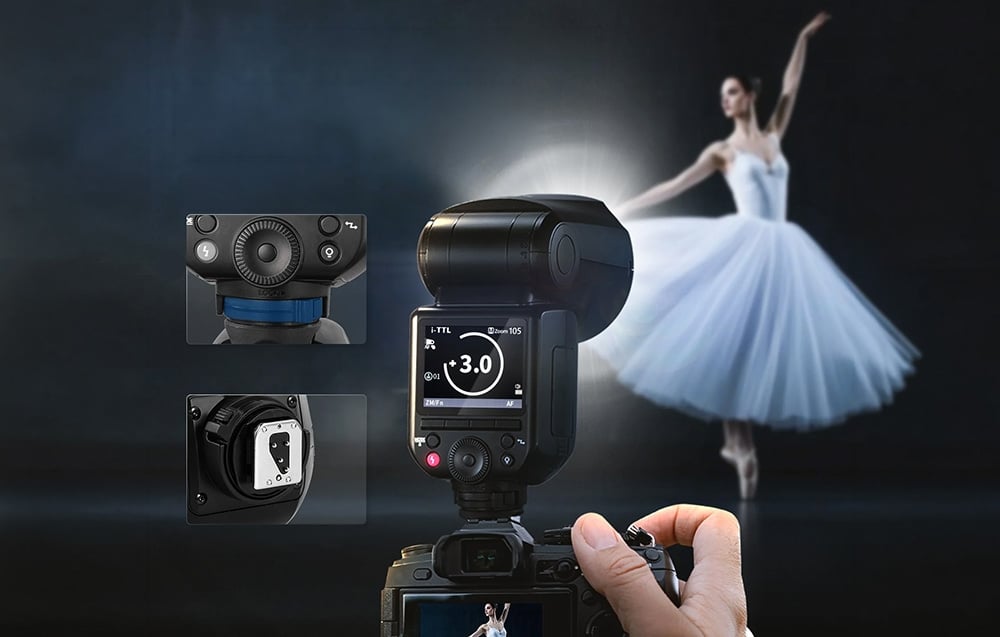 Neewer Z2PRO-N TTL kerek fejű rendszervaku Nikon fényképezőgépekhez-7