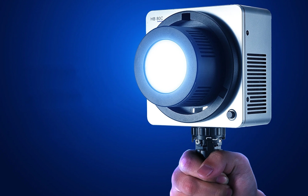 Neewer HB80C Mini RGB COB LED videólámpa-2