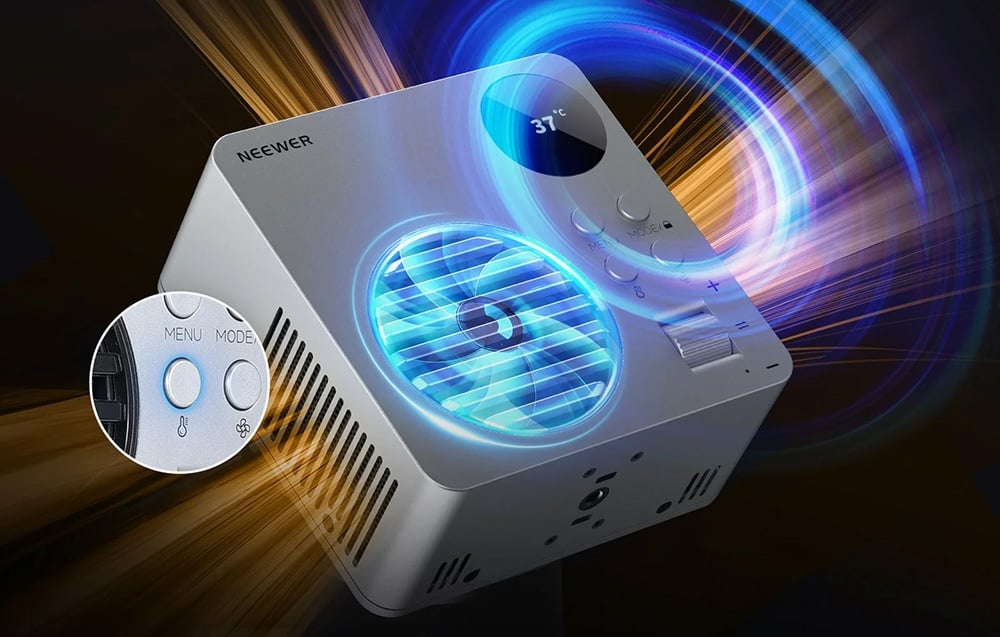 Neewer HB80C Mini RGB COB LED videólámpa-7