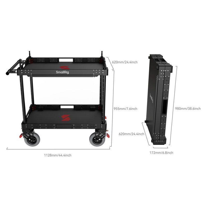 Smallrig 4573 91cm Lightweight Video Production Camera Cart-2