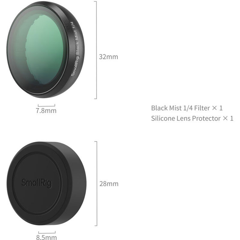 Smallrig 5863 Insta360 GO Ultra Black Mist Filter Kit-1