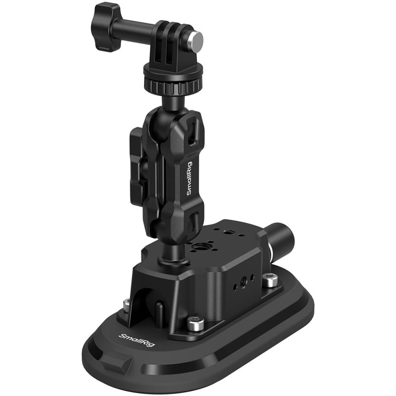 Smallrig 5842 Car Suction Cup Support 7.6 × 15 cm for Action Cameras-0