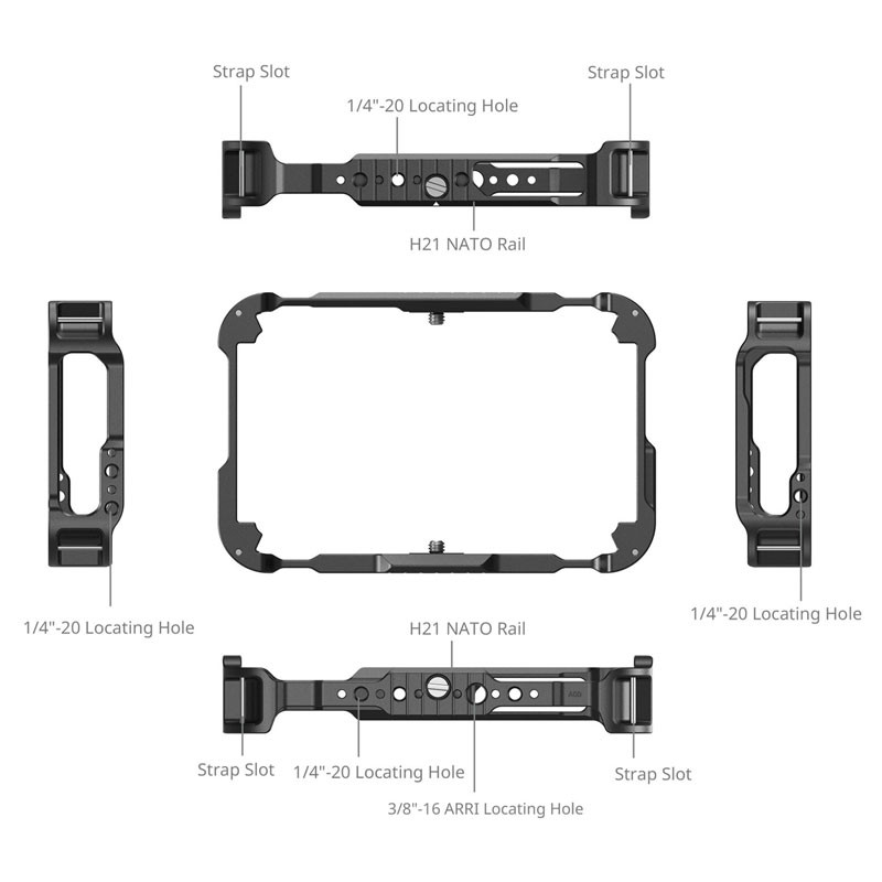 Smallrig 5708 Monitor Cage Kit for Atomos Ninja TX-2