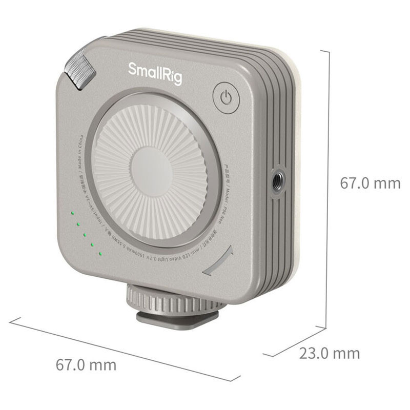 Smallrig 5820 Neo Mini LED Video Light P96 (Morandi Gray)-3