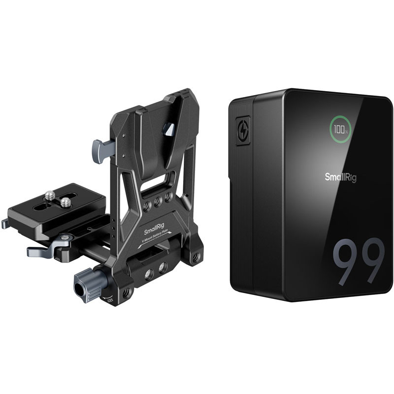 Smallrig 5046 VB99 Pro Mini V-Mount akkumulátor szett töltővel-0