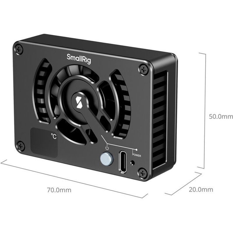 Smallrig 4815 külső kamerahűtő rendszer Sony, Canon és Fujifilm vázakhoz-2