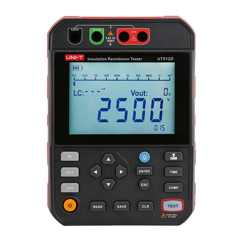 Uni-T UT512D nagyfeszültségű szigetelési ellenállásmérő-0