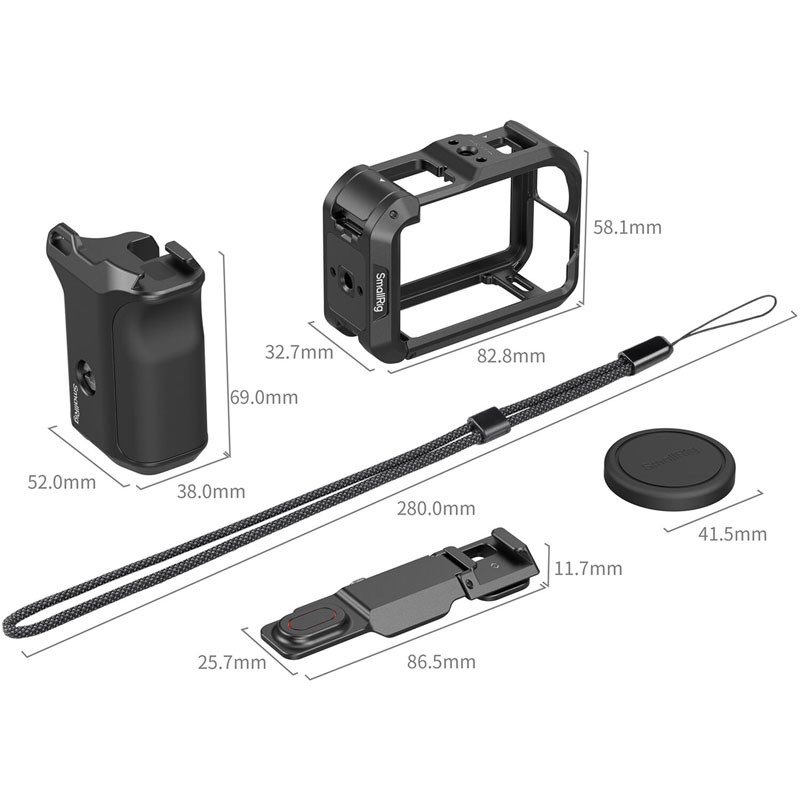 Smallrig 6037 Cage Kit for DJI Osmo Action 6-3
