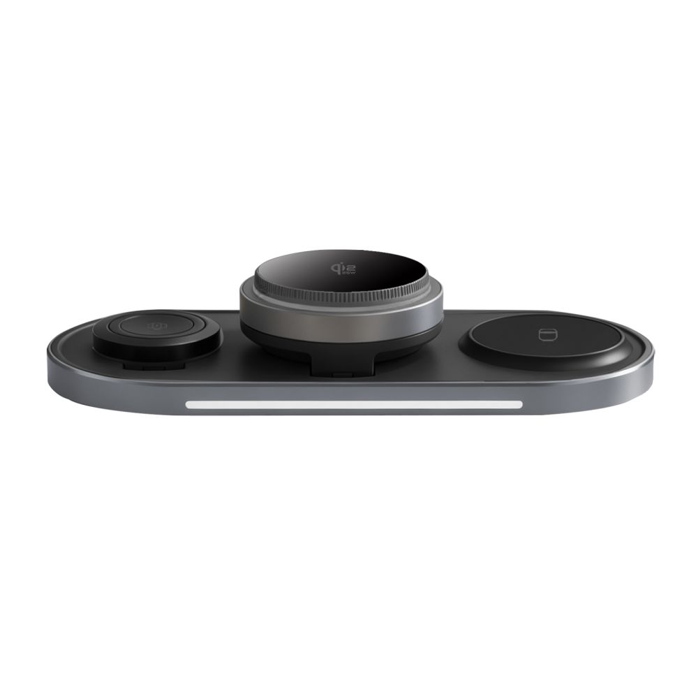Tech-Protect A51 Arcticboost 3 az 1-ben mágneses MagSafe vezeték nélküli töltő 25W Qi2.2 fekete-5