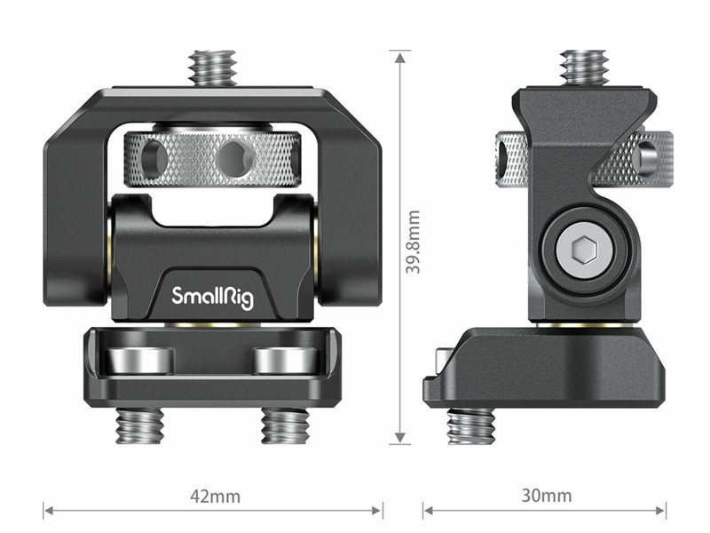 SmallRig 2904 dönthető-forgatható monitortartó csavaros rögzítéssel-2