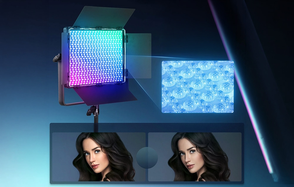NEEWER RGB1200 LED videólámpa-2