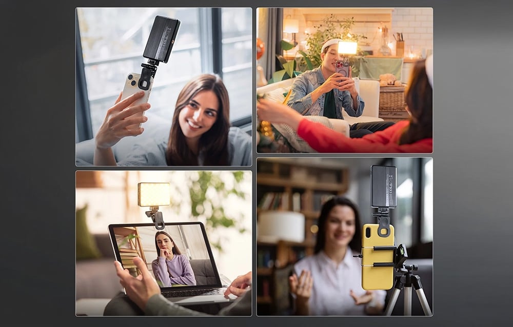 Rögzíthető LED szelfivilágítás NEEWER BL120B-5