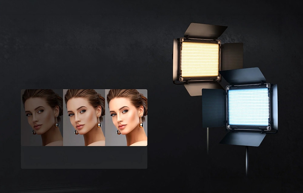 LED Video Light Neewer 2 pack 1200RGB 60W V4-2