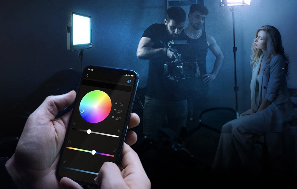 LED Video Light Neewer 2 pack 1200RGB 60W V4-4