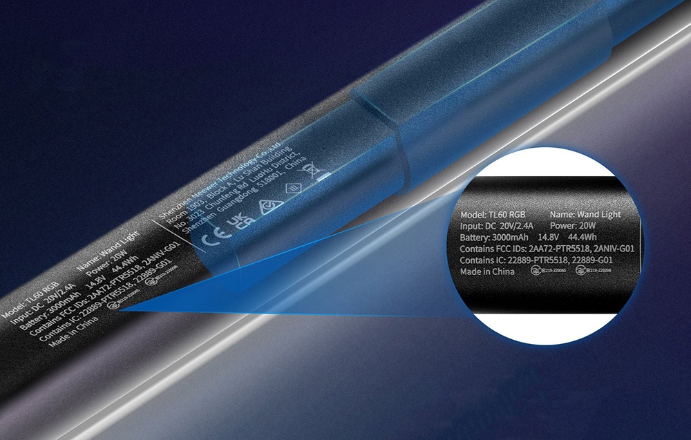 NEEWER TL60 20W LED cső-7