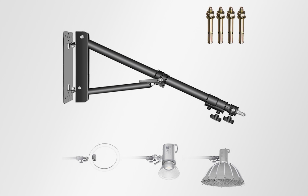 NEEWER ST-WM130 130 cm-es háromszög alakú fali kar-3