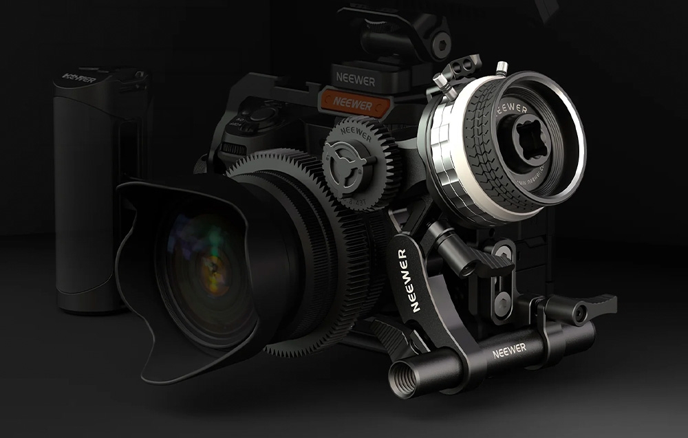 NEEWER METAL MINI FOLLOW FOCUS A/B ÜTKÖZŐKKEL-3
