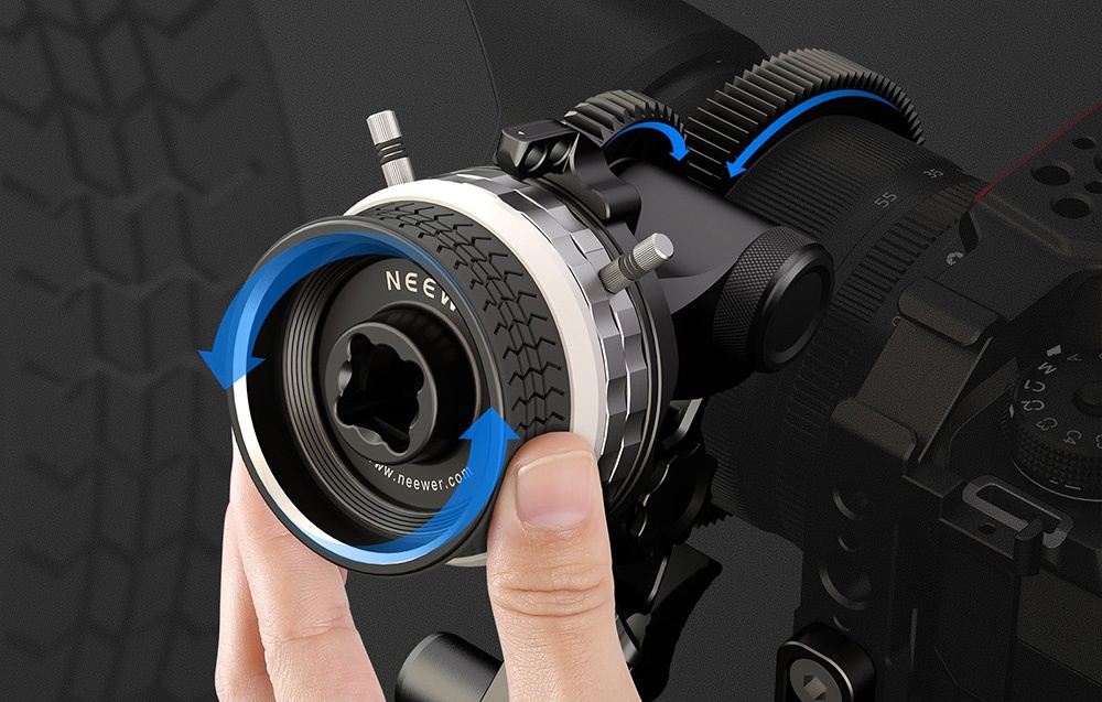 NEEWER METAL MINI FOLLOW FOCUS A/B ÜTKÖZŐKKEL-4