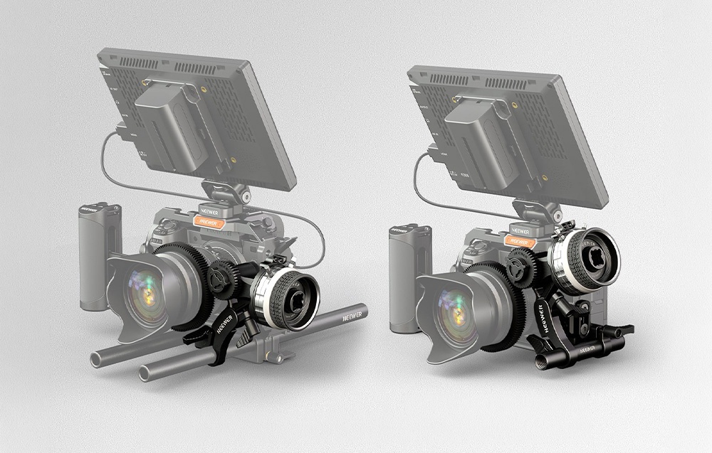 NEEWER METAL MINI FOLLOW FOCUS A/B ÜTKÖZŐKKEL-5