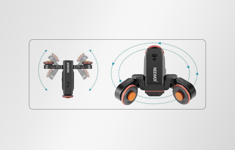 NEEWER DL100 háromkerekű motoros kamerakocsi-4