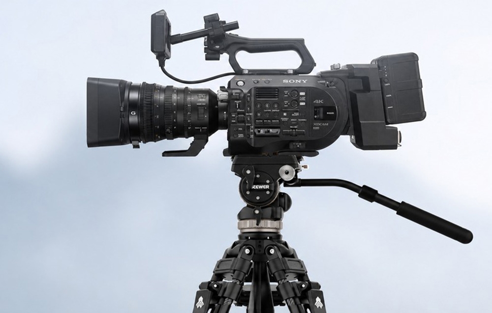 NEEWER LL55 Szénszálas Videóállvány Folyadékcsillapítós Fejjel és Gyorskioldó Lábakkal-1