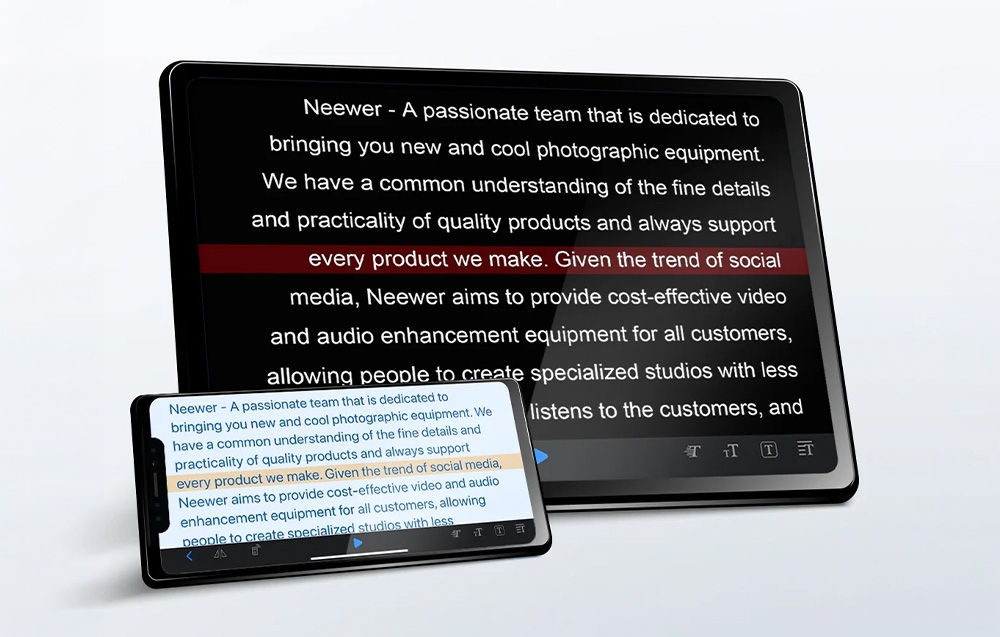 NEEWER X17 II ALUMINIUM ÖTVÖZET TELEPROMPTER-4