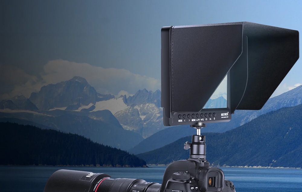 FRISSÍTETT F100 KAMERA MONITOR + USB AKKUMULÁTOR TÖLTŐ + AKKUMULÁTOR-5