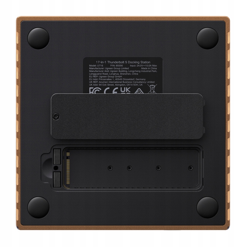 Thunderbolt Hub UGREEN U716, 17in1, Szürke-8