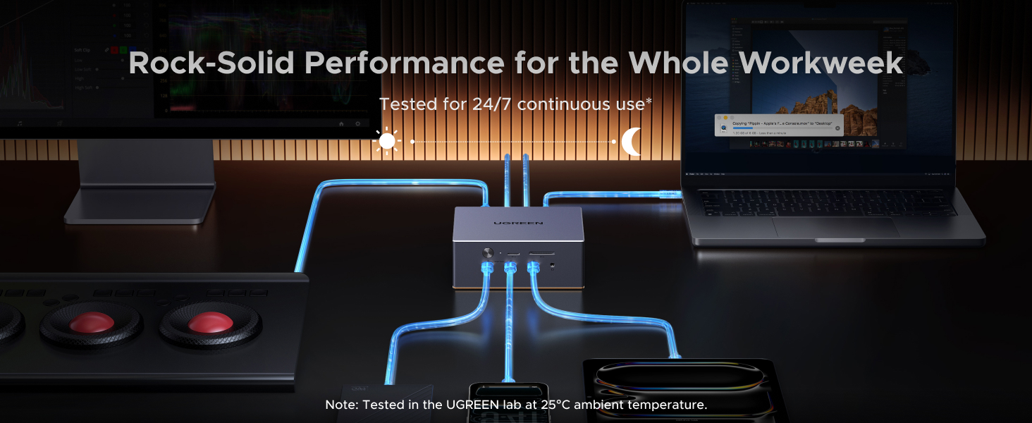 Thunderbolt Hub UGREEN U716, 17in1, Szürke-4