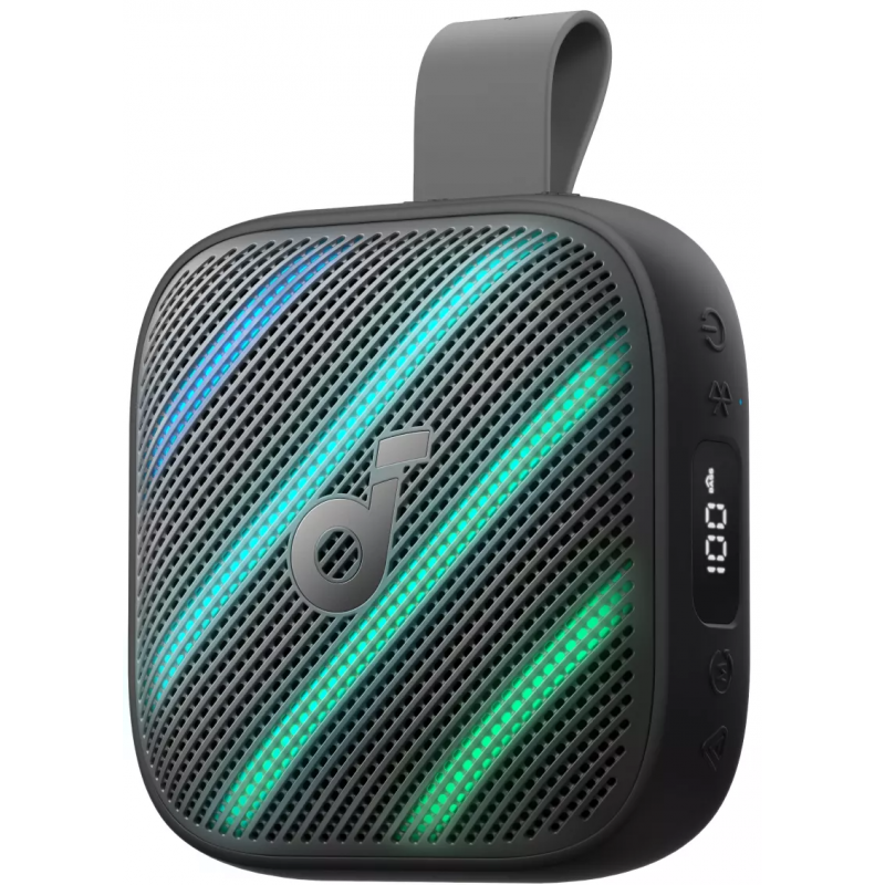 Bluetooth vízálló hangszóró Anker Soundcore Boom Go 3i, 15W, TWS, RGB,, fekete D5103010-0