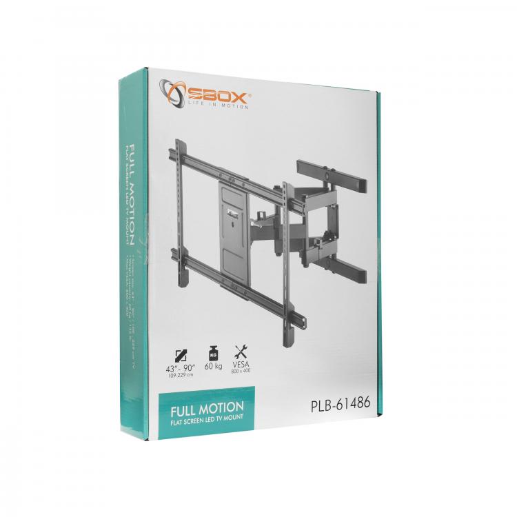 Sbox PLB-61486 (43-90/60kg/800x400) fali TV tartó-4