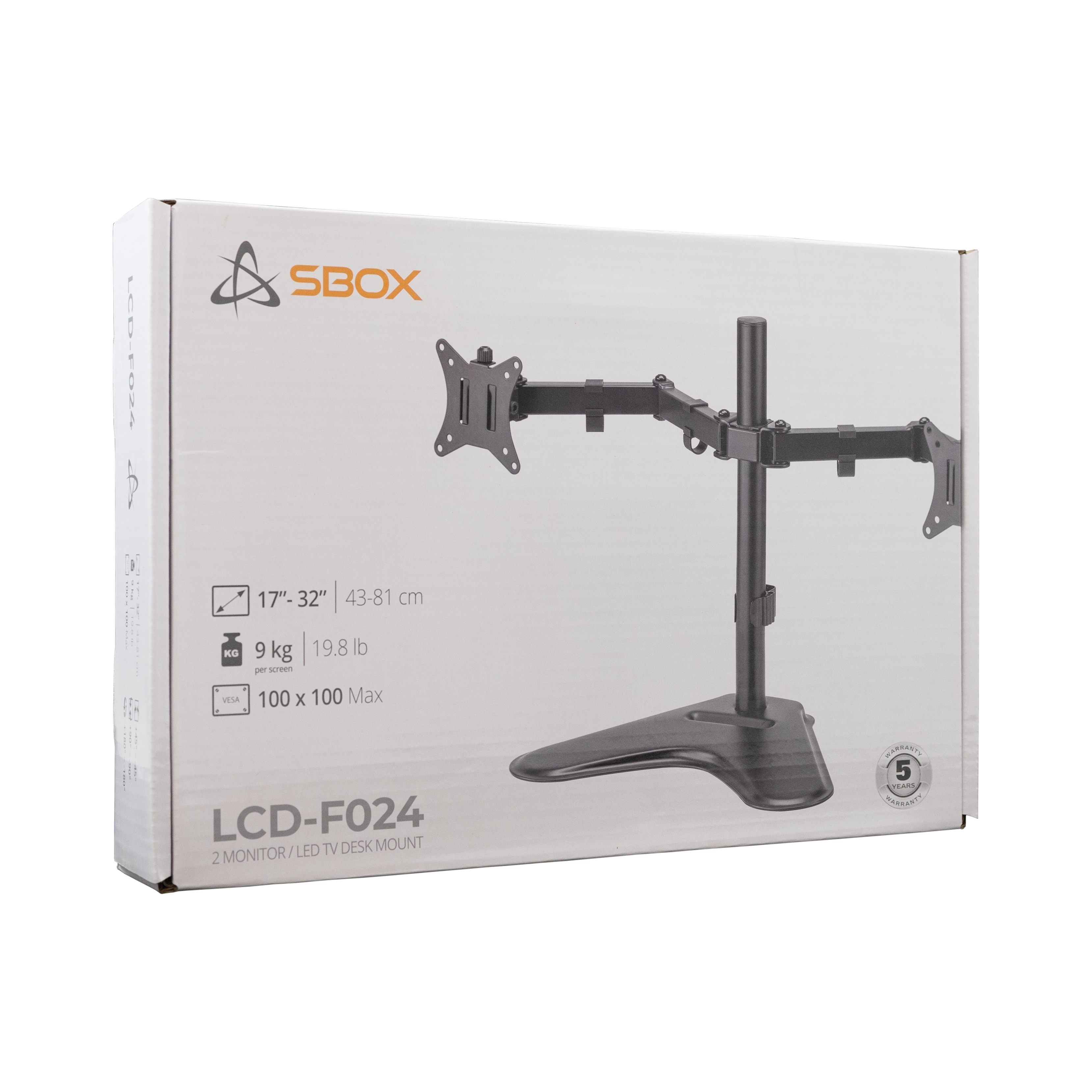 Sbox LCD-F024-2 (13-32/2x8kg/100x100)-8