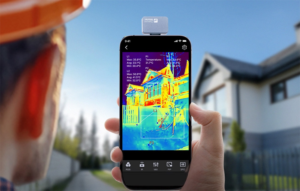 THERMAL MASTER P2 mini hőkamera USB-C-3