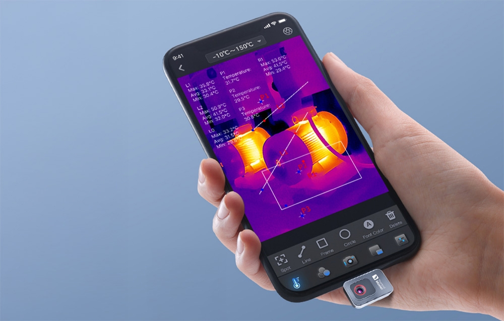 THERMAL MASTER P2 mini hőkamera USB-C-1