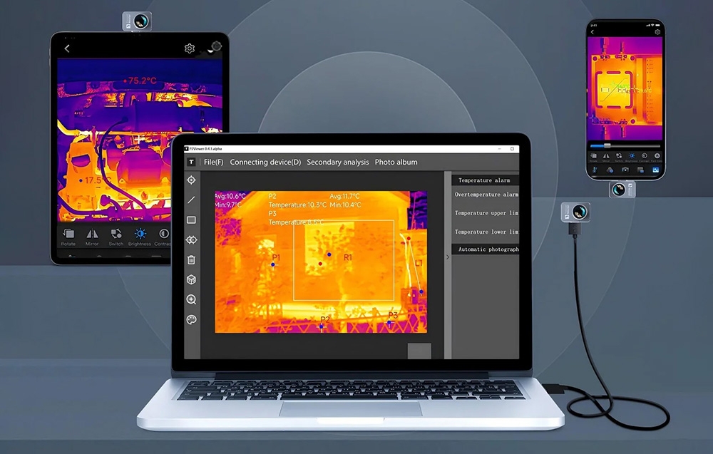 THERMAL MASTER P2 Pro Mini hőkamera (USB-C)-5