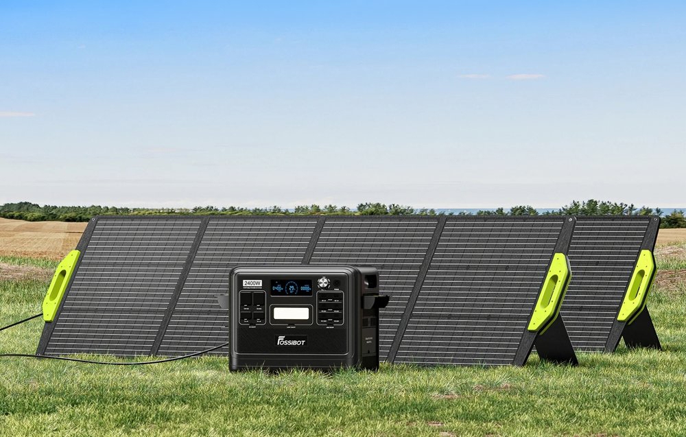 FOSSIBOT SP200 200 W-os összecsukható napelem-4