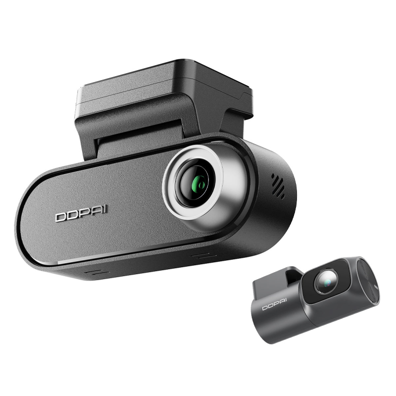 Dash + Rear Camera DDPAI N5 Dual 2026, 4K, Wi-Fi, GPS, AI, Fekete-0