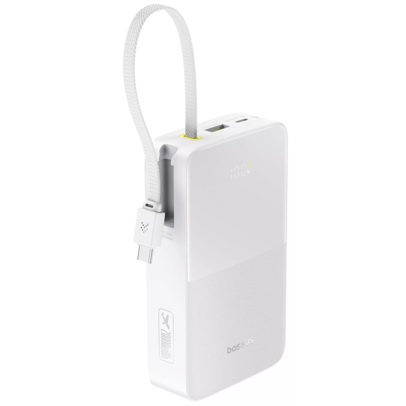 Powerbank Baseus EnerFill Bipow2 Pro, 20000mAh, 22.5W, QC + PD, Fehér E0027700-1