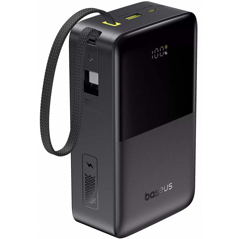 Powerbank Baseus EnerFill Bipow2 Pro, 30000mAh, 22.5W, QC + PD, Fekete E0028100-0