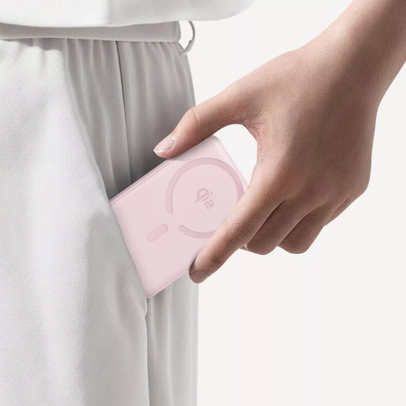 Powerbank Baseus Enerfill FM12, 10000mAh, 22.5W, PD + FQI, Pink E0028502-2