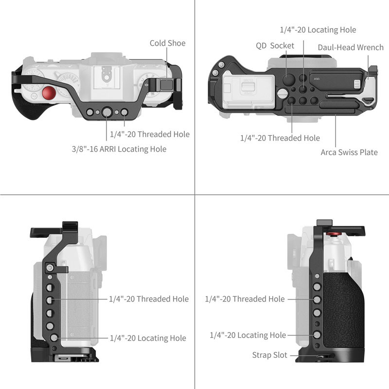 Smallrig 5662 Cage for Fujifilm X-T30 / X-T30 II / X-T30 III-1