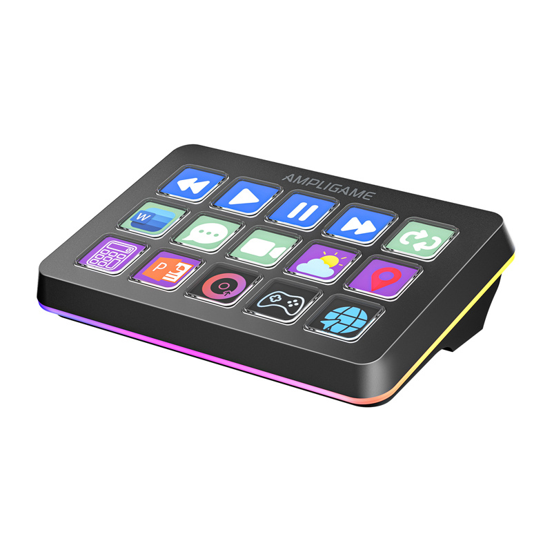Fifine Stream Controller D6 (fekete)-1