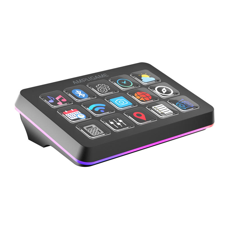 Fifine Stream Controller D6 (fekete)-2