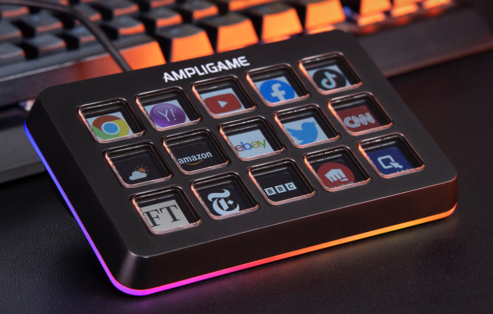 Fifine Stream Controller D6 (fekete)-3