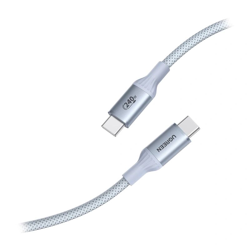 Ugreen 75732 L534 USB-C–USB-C 2m 240W szürke-fehér kábel-1
