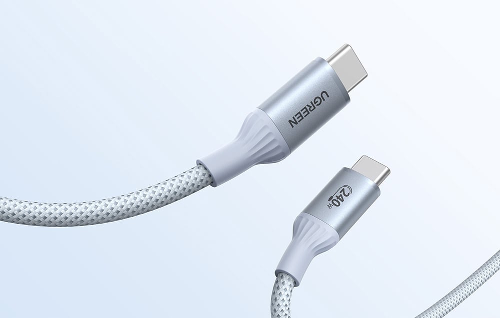 Ugreen 75732 L534 USB-C–USB-C 2m 240W szürke-fehér kábel-3