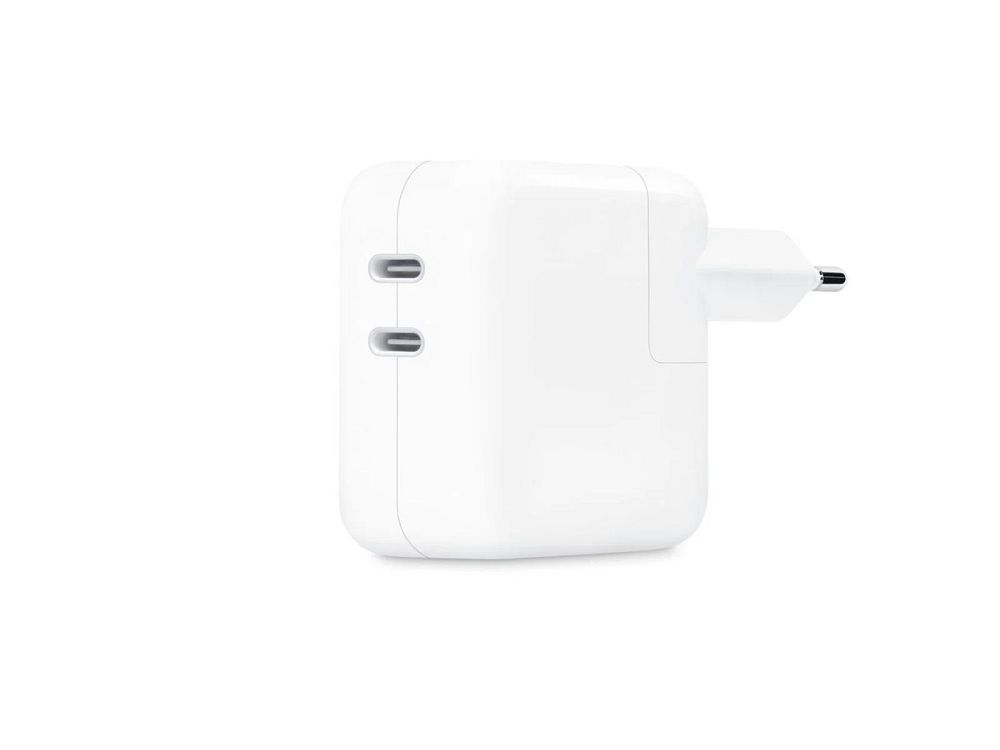 Apple gyári 35W kétportos USB Type-C hálózati töltő adapter (MW2K3ZM/A)-0