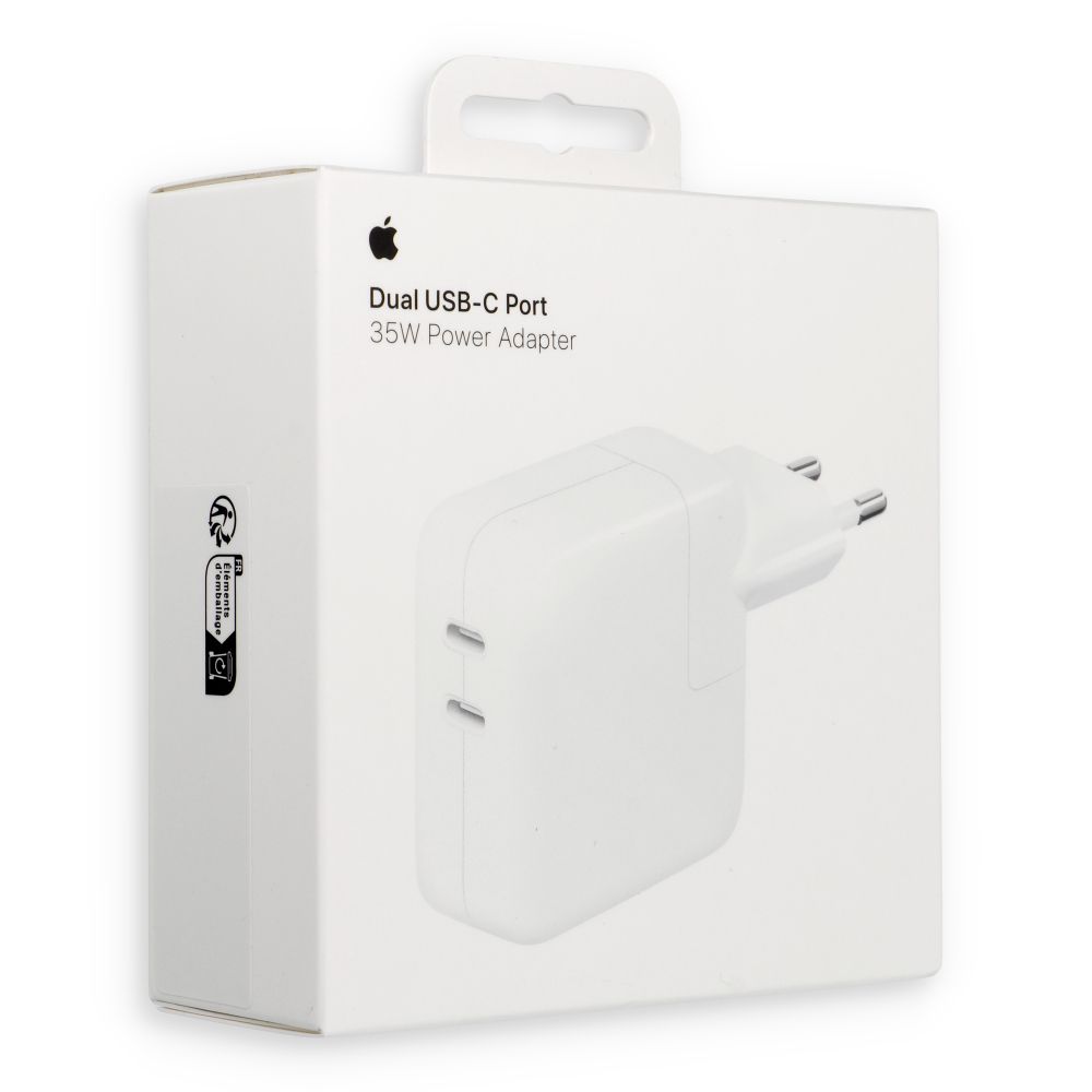 Apple gyári 35W kétportos USB Type-C hálózati töltő adapter (MW2K3ZM/A)-1